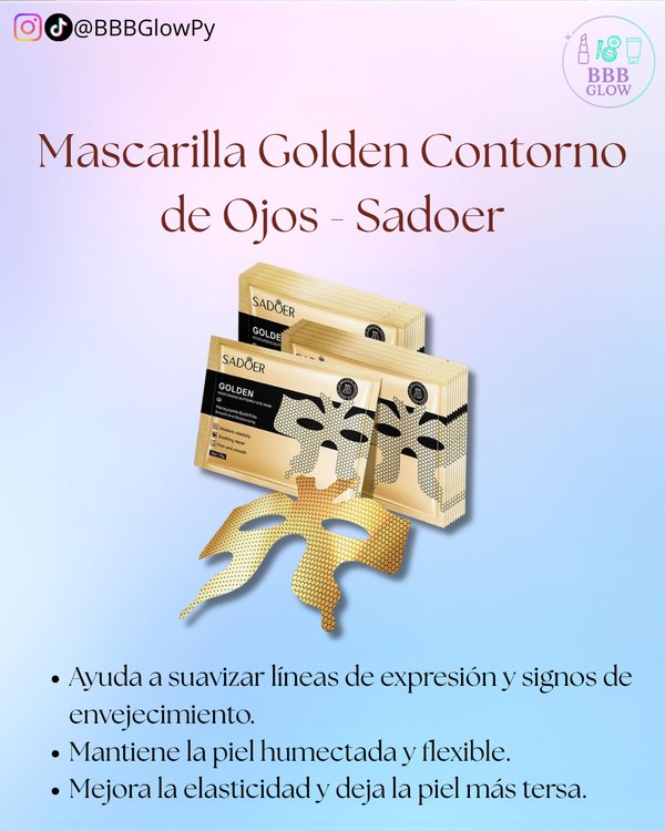 Mascarilla Facial Para Contorno De Ojo Golden