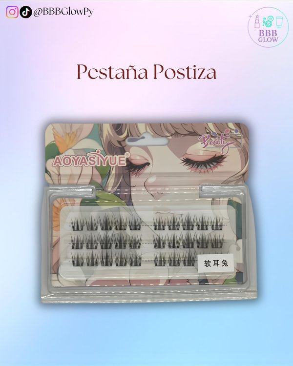 Pestaña Postiza Diseño Asiatico