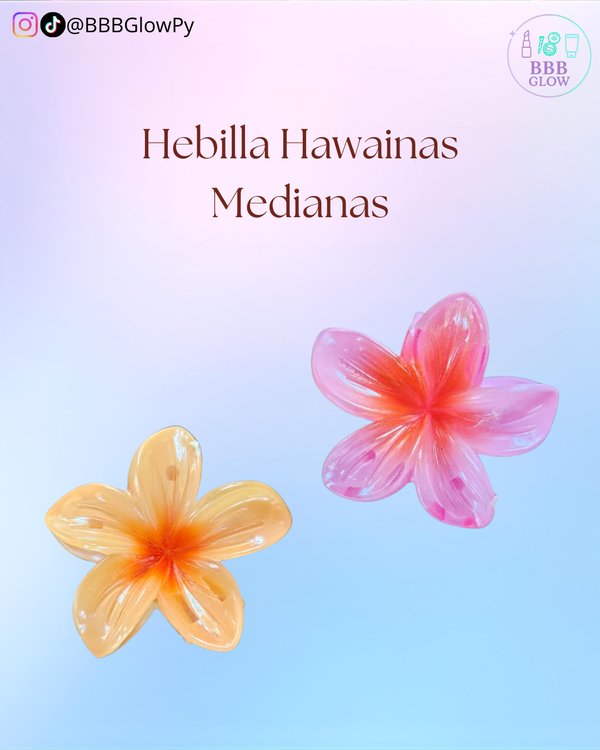 Hebilla Flor Hawaiana  Mediana