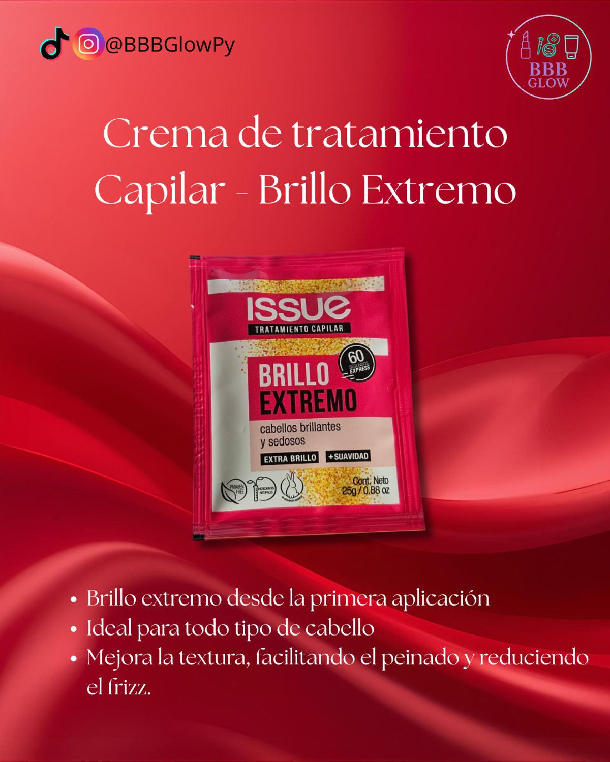 Crema de tratamiento Capilar - Brillo Extremo