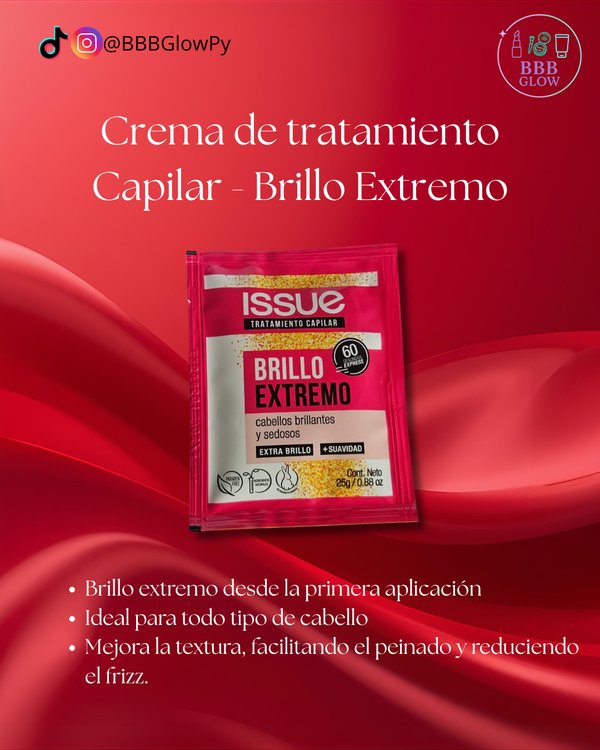Crema de tratamiento Capilar - Brillo Extremo