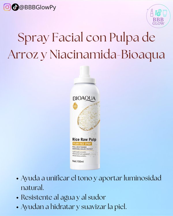Spray De Arroz Bioaqua