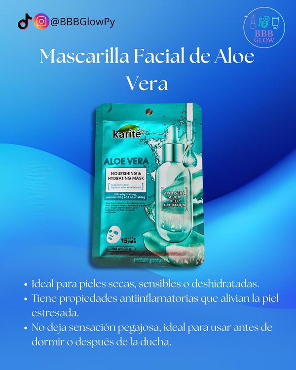 Mascarilla Facial De Aloe Vera