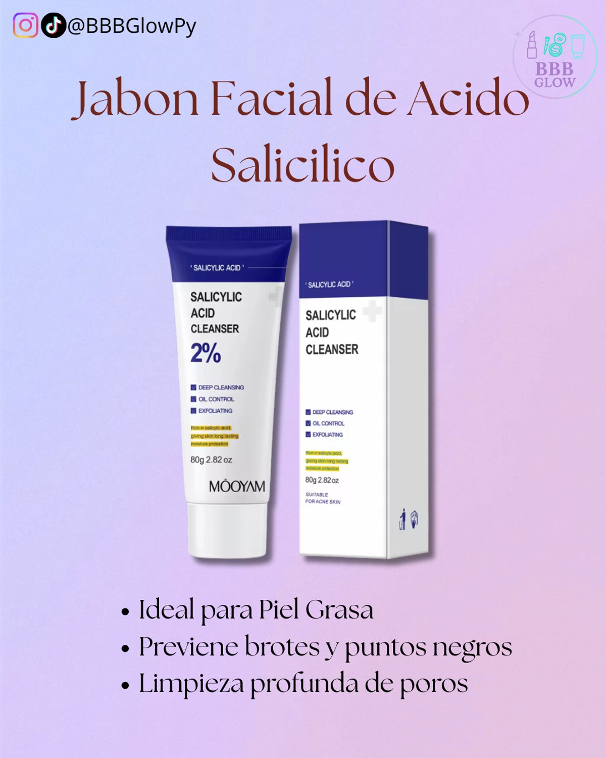 Limpiador Facial De Acido Salicilico