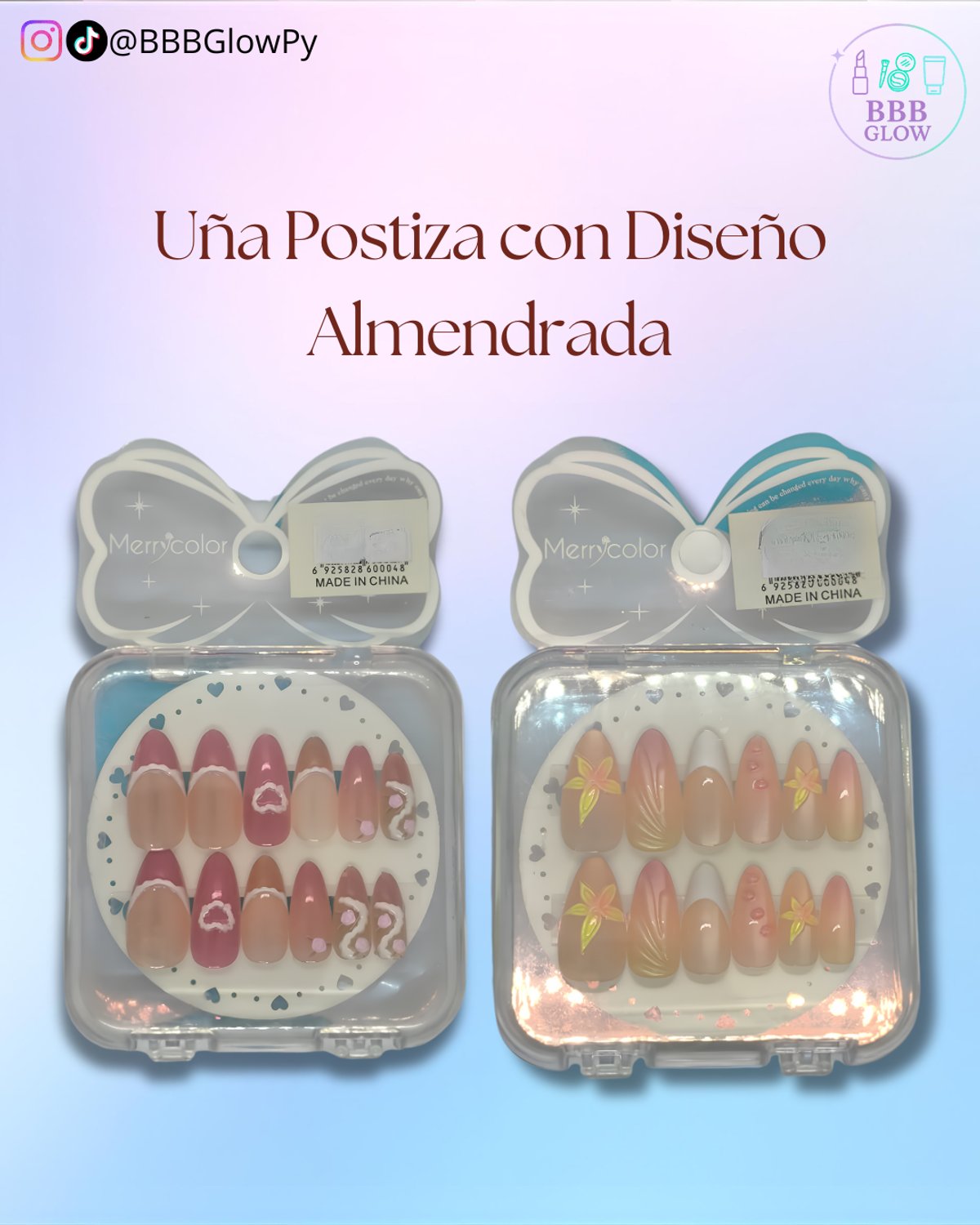 Uña Postiza Diseño Cuadrada - 2