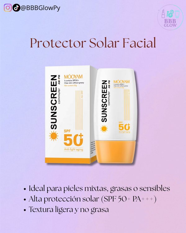 Protector Solar De 50 Spf - Mooyan