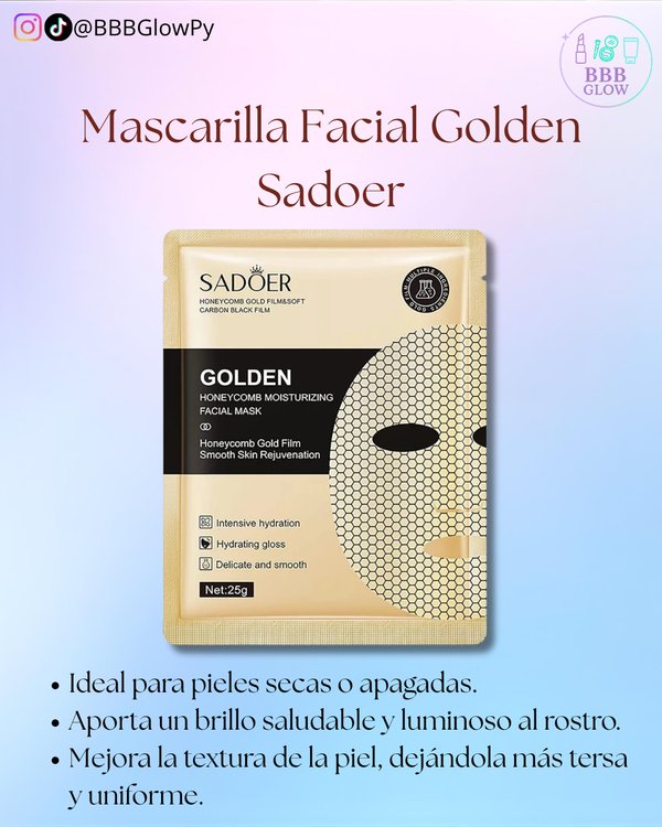 Mascarilla Facial De Miel De Oro