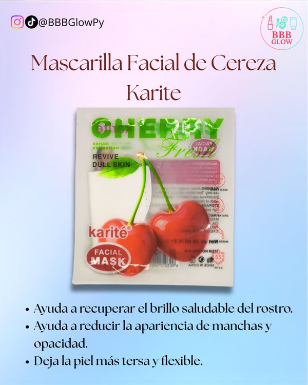 Mascarilla Facial De Cherry