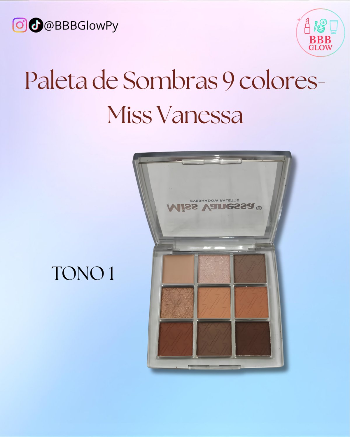Paleta De Sombra De 9 Colores Imitacion DIOR - 3