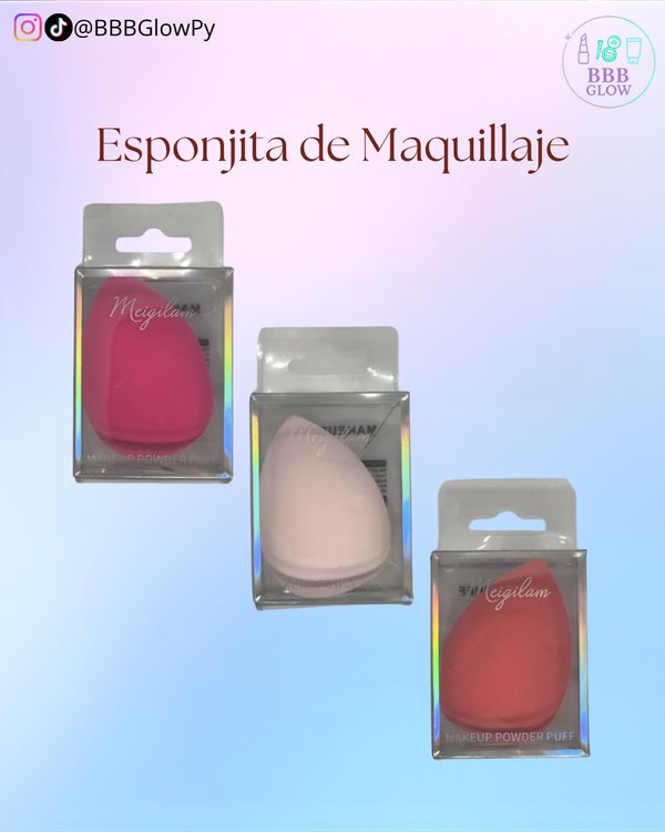 Esponjita De Maquillaje Diseño Gota