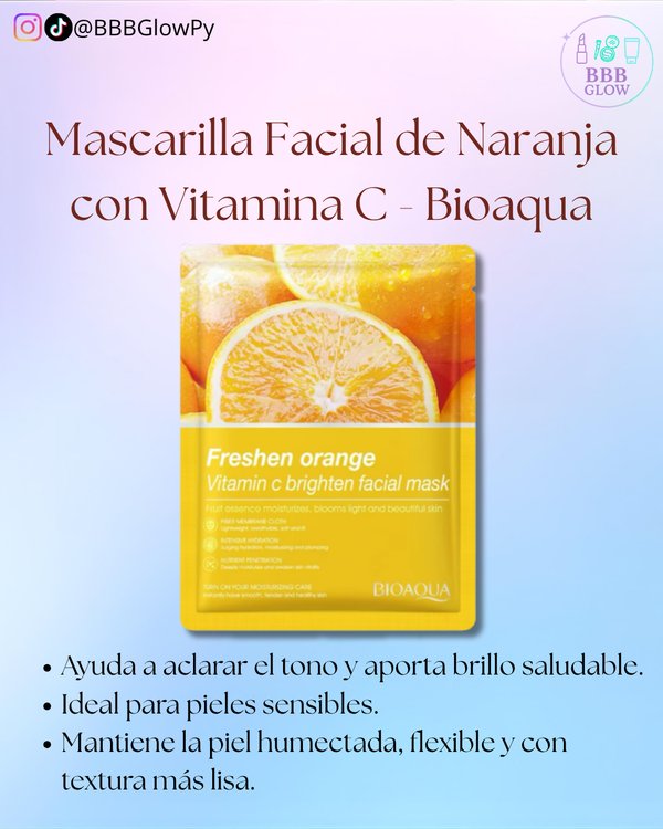 Mascarilla Facial De Naranja - Bioaqua