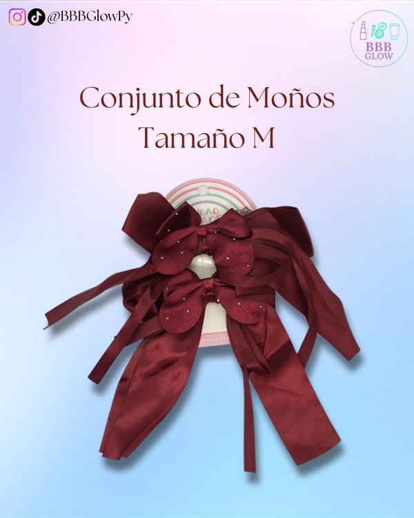 Moño Corto 2 Piezas