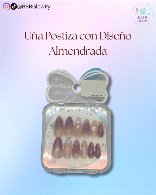 Uña Postiza Diseño Cuadrada