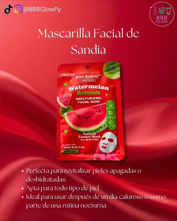 Mascarilla Facial De Sandia