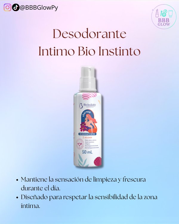 Desodorante Intimo Delicada Fragancia Floral Suave