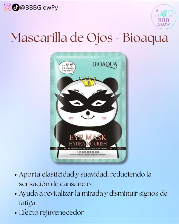 Mascarilla Facial Para Contorno De Ojo Panda - Bioaqua