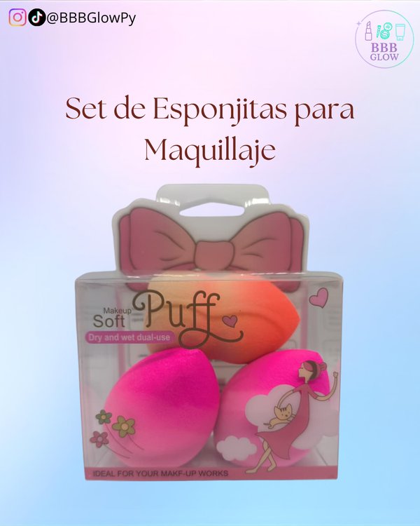 Esponja Para Maquillaje 3 Piezas