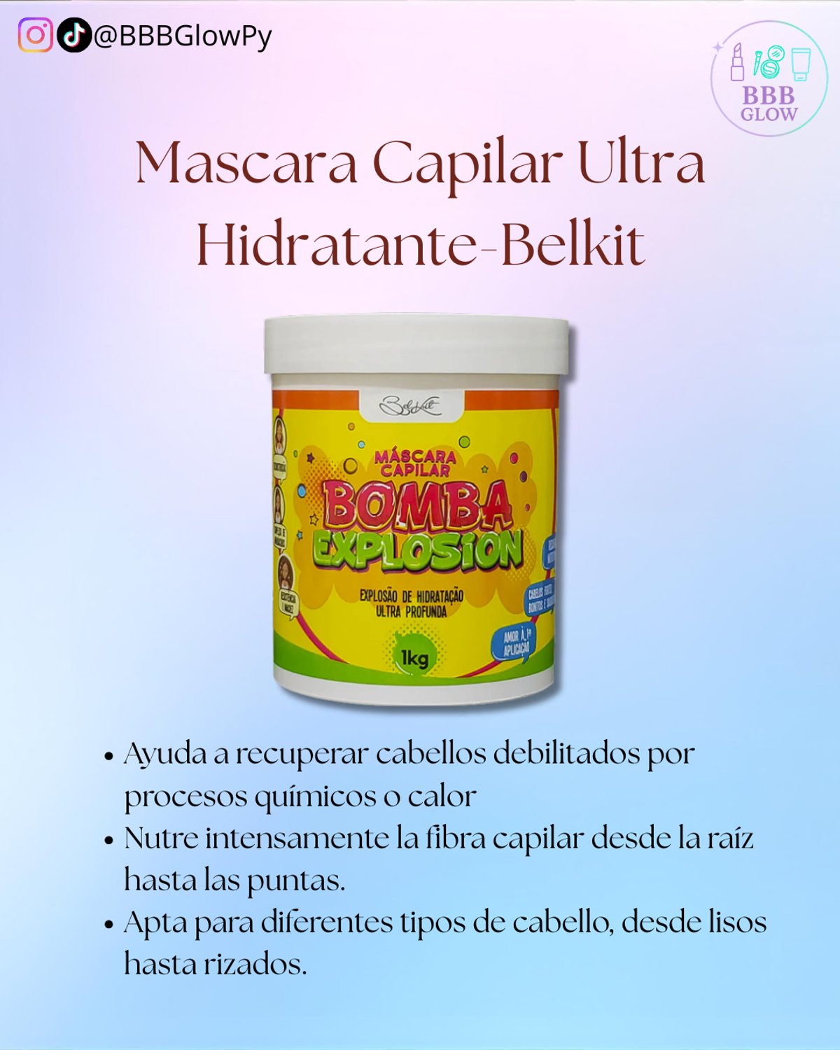 Mascara Capilar Hidratacion Profunda 1Kg