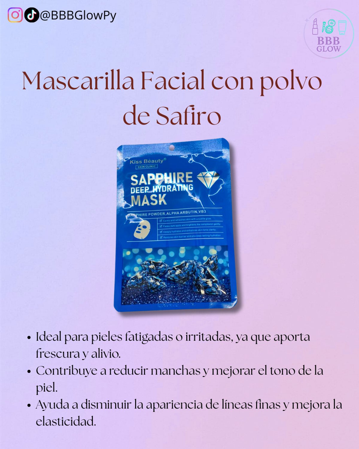 Mascarilla Facial De Safiro