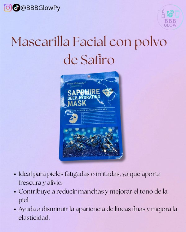 Mascarilla Facial De Safiro