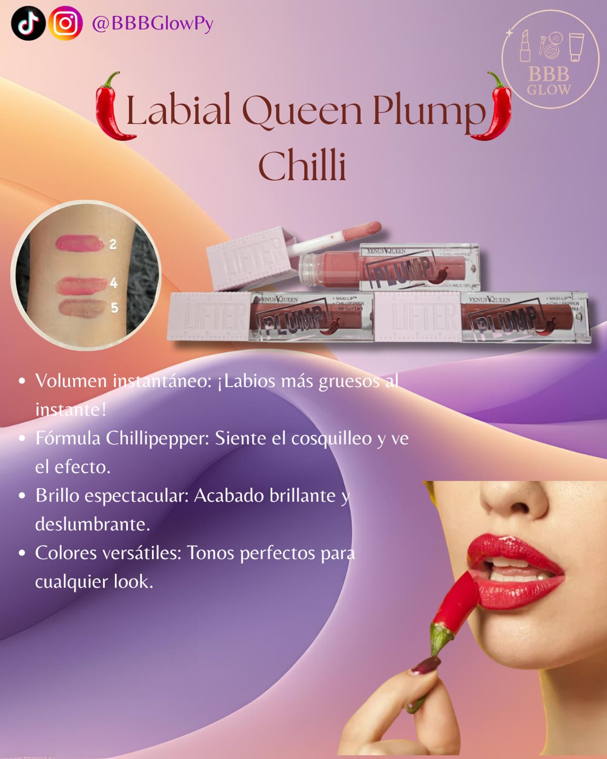 Labial Queen Plump Chilli Venus