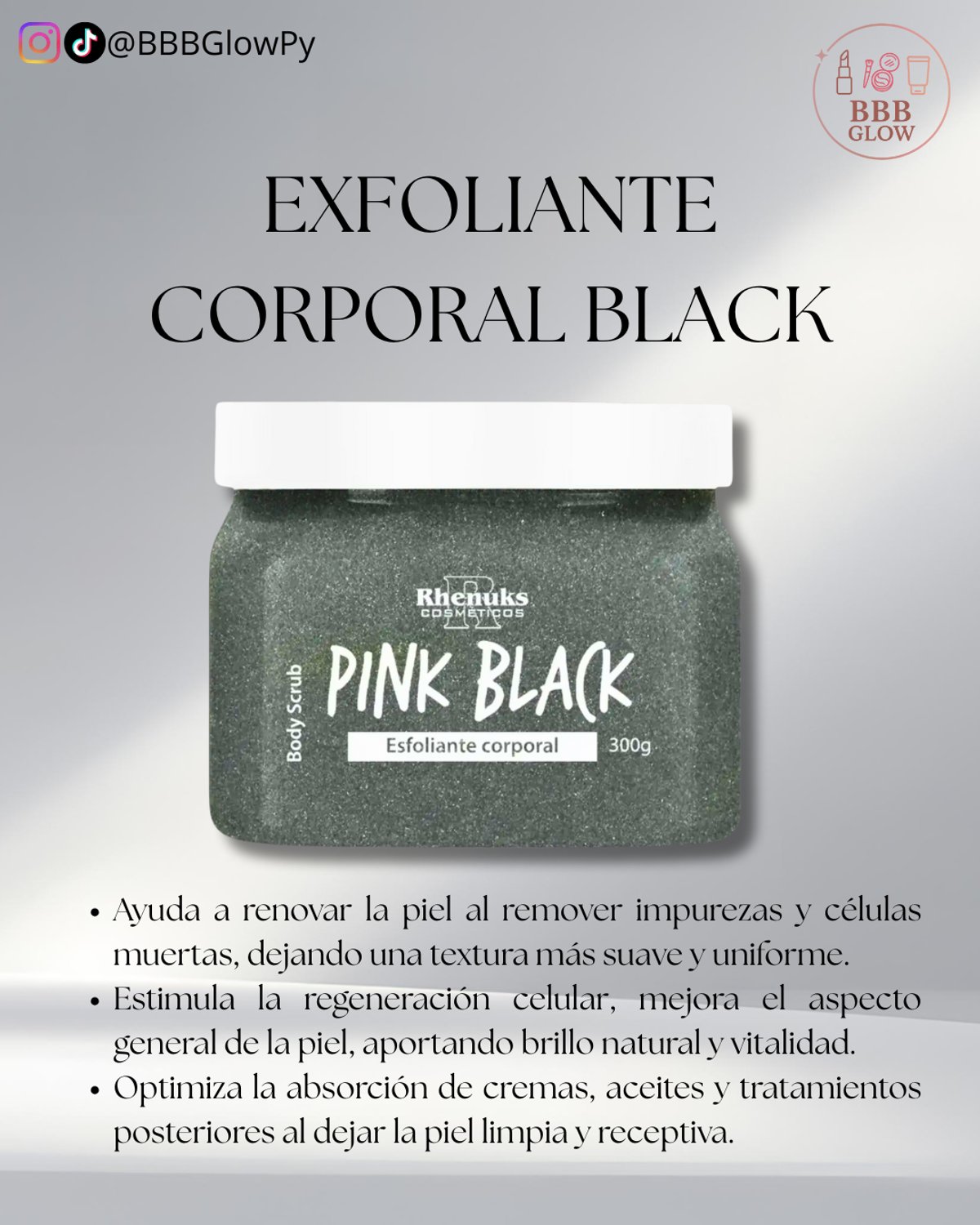 Exfoliante Corporal Black