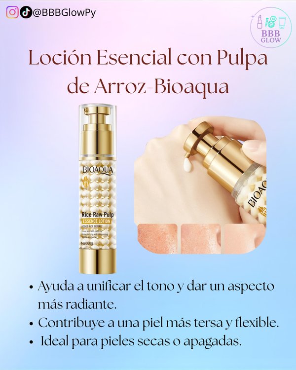Locion De Arroz Bioaqua