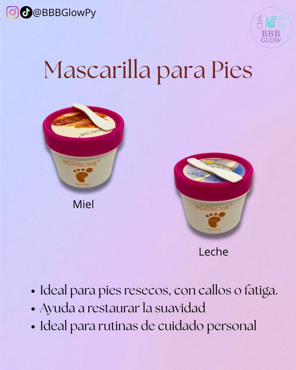 Mascarilla para pies