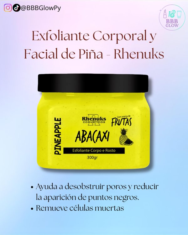 Exfoliante Corporal Y De Rostro De Piña
