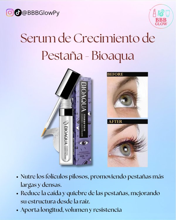Serum Para Crecimiento De Pestañas - Bioaqua