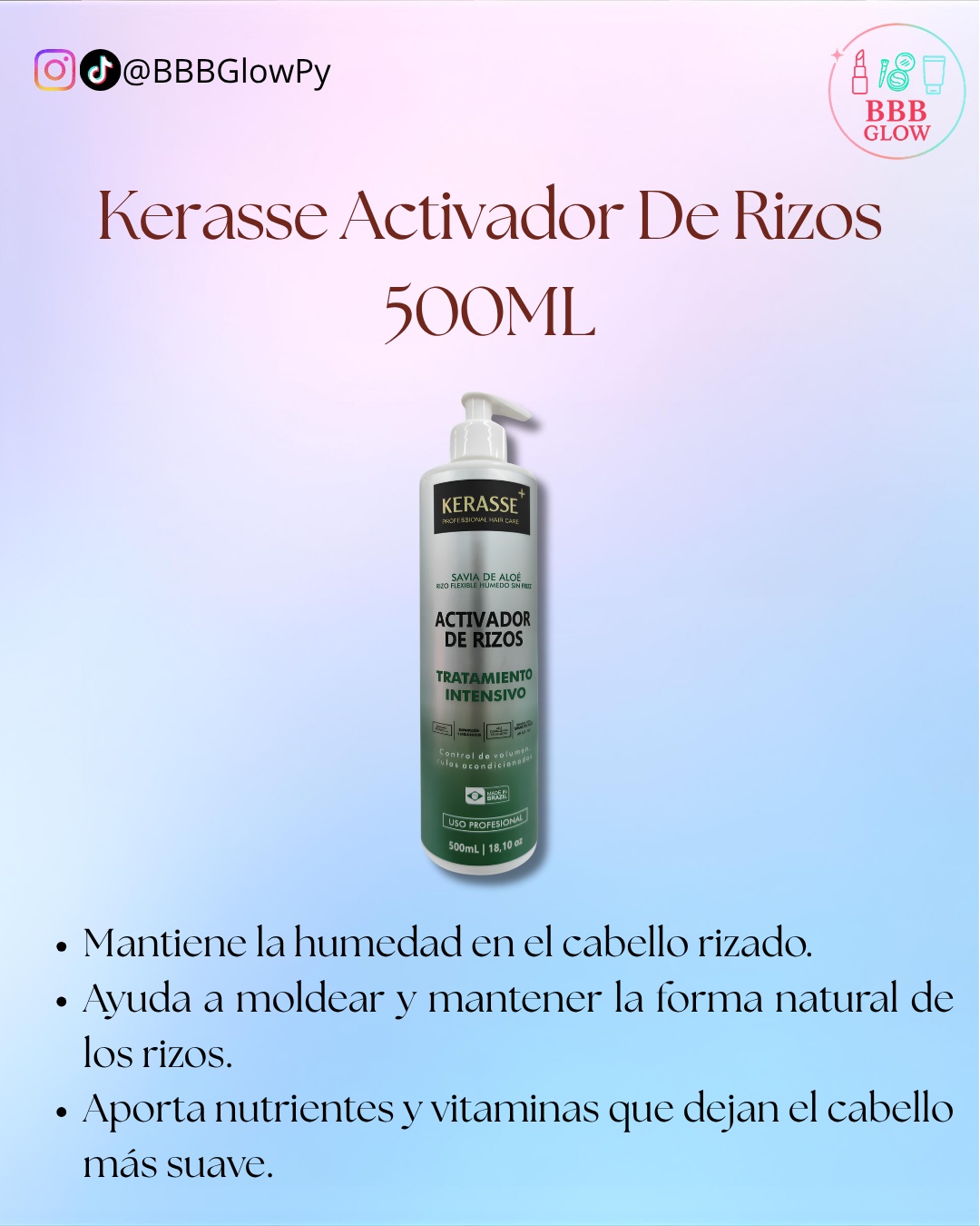 Acondicionador Activador De Risos Kerasse