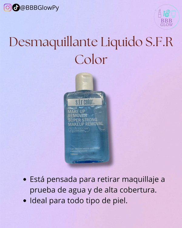 Desmaquillante Removedor De Maq A Prueba De Agua