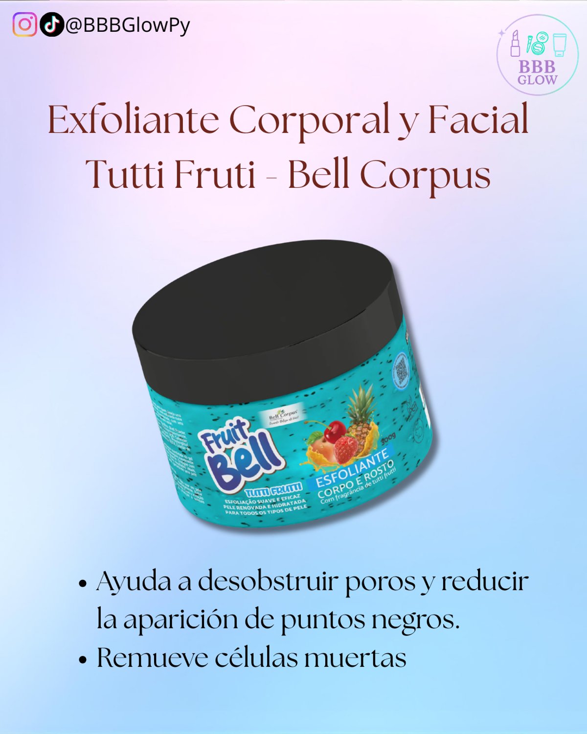 Exfoliante Corporal Y De Rostro Tutifruti