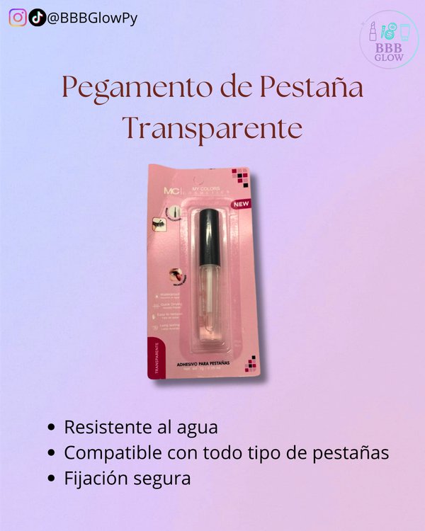 Pegamento Para Pestaña Transparente