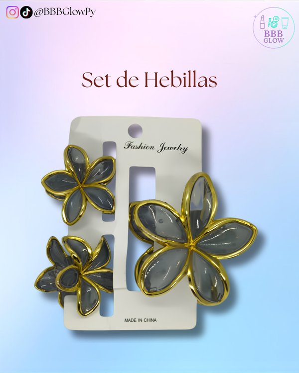 Hebilla Con Flor 