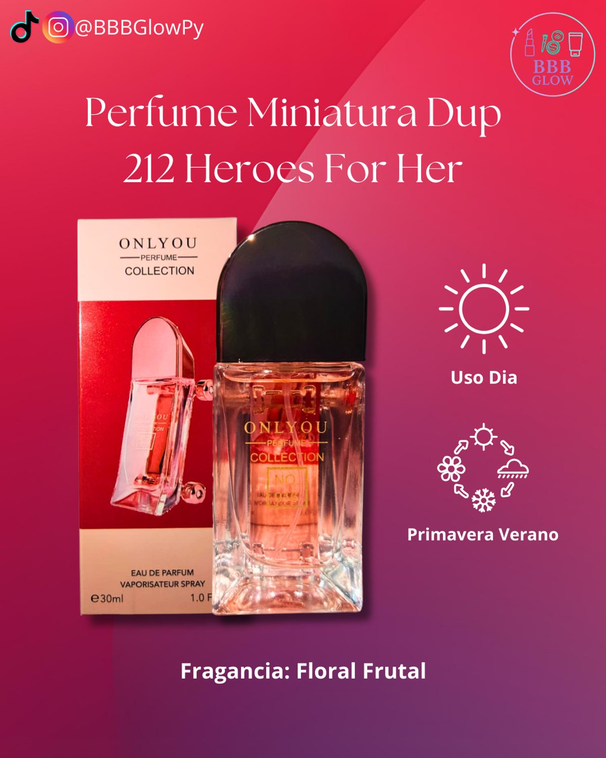 Perfume Miniatura Dup 212 Heroes For Her