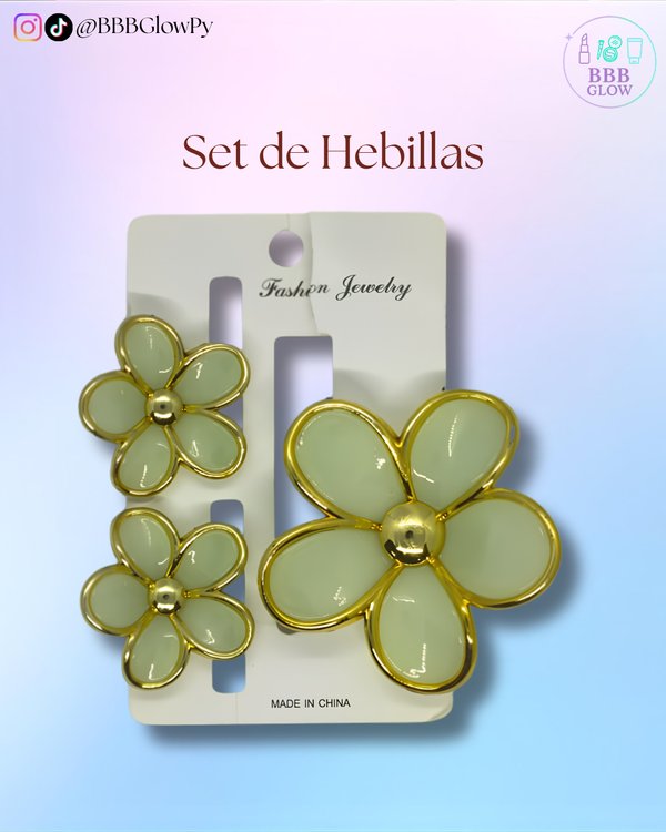 Hebilla Con Flor