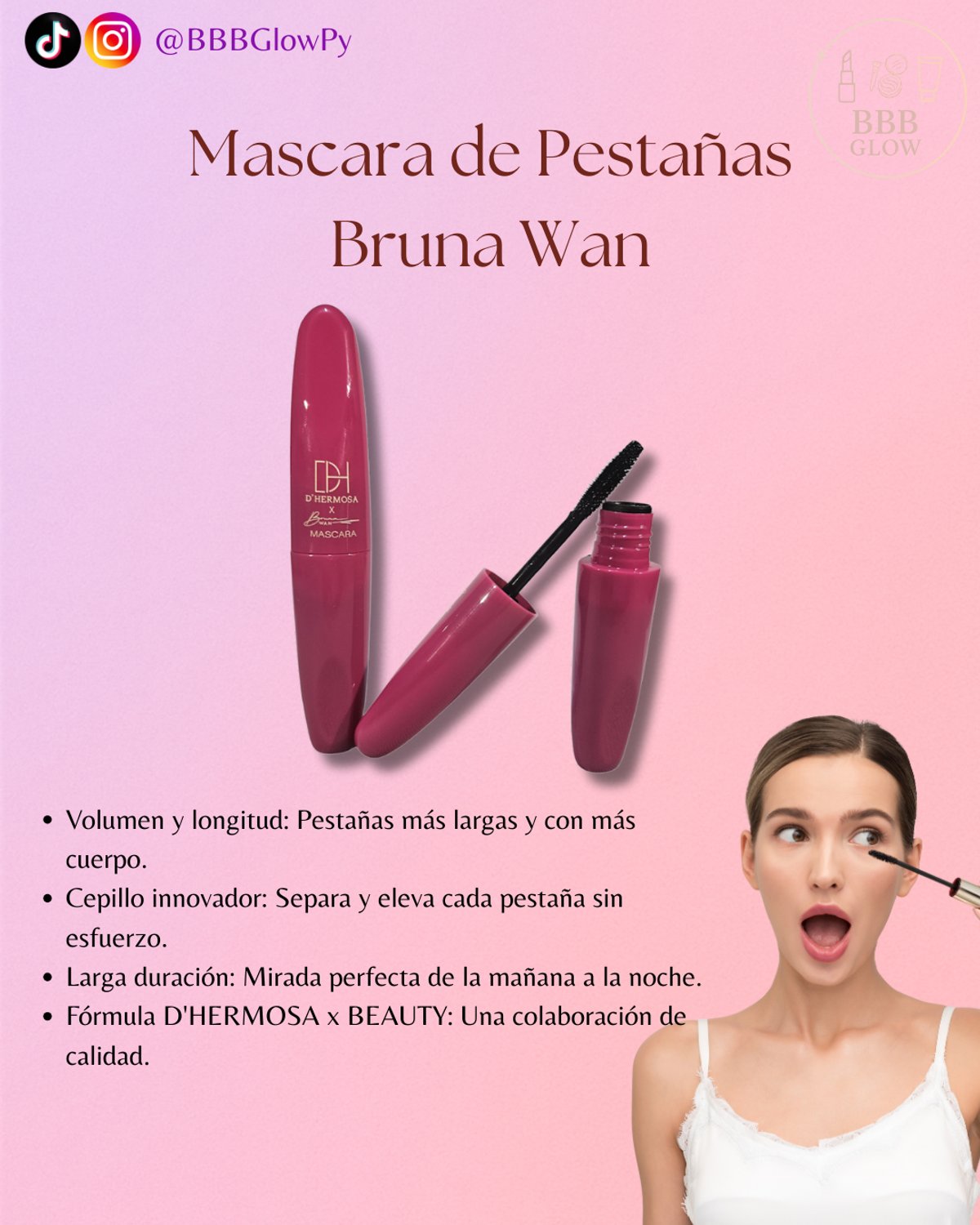Mascara de Pestañas Bruna Wan