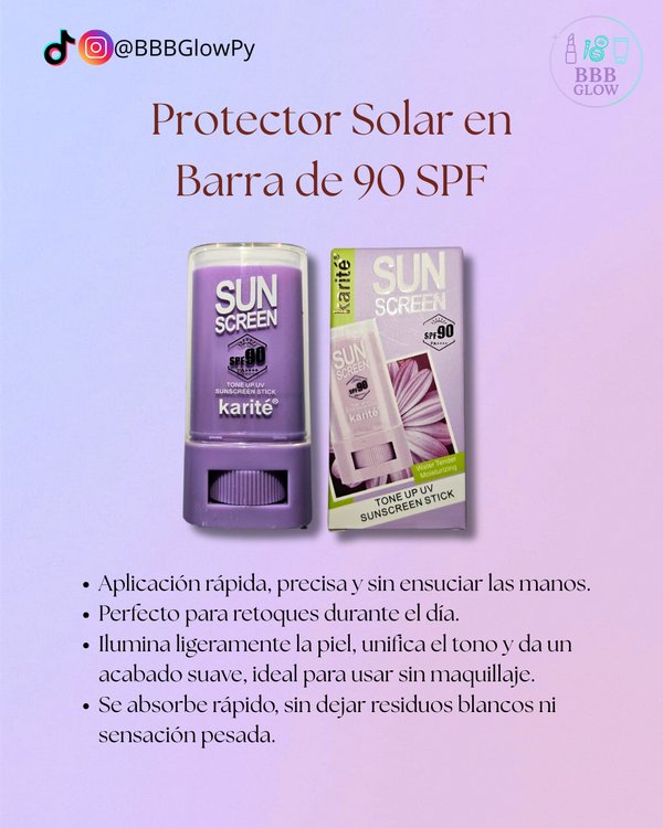 Protector Solar Facial En Barra Lavanda 90 SPF