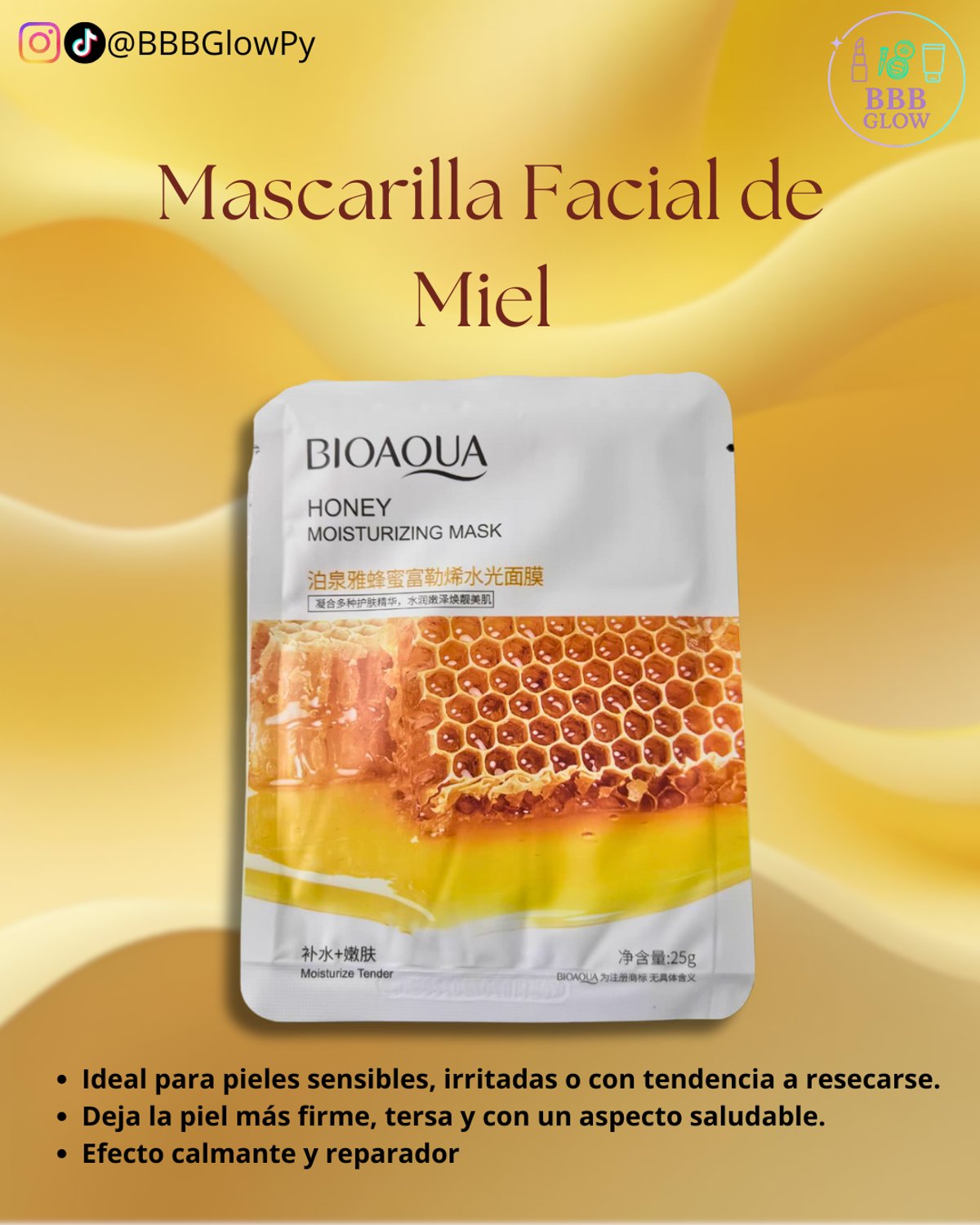 Mascarilla Facial Miel
