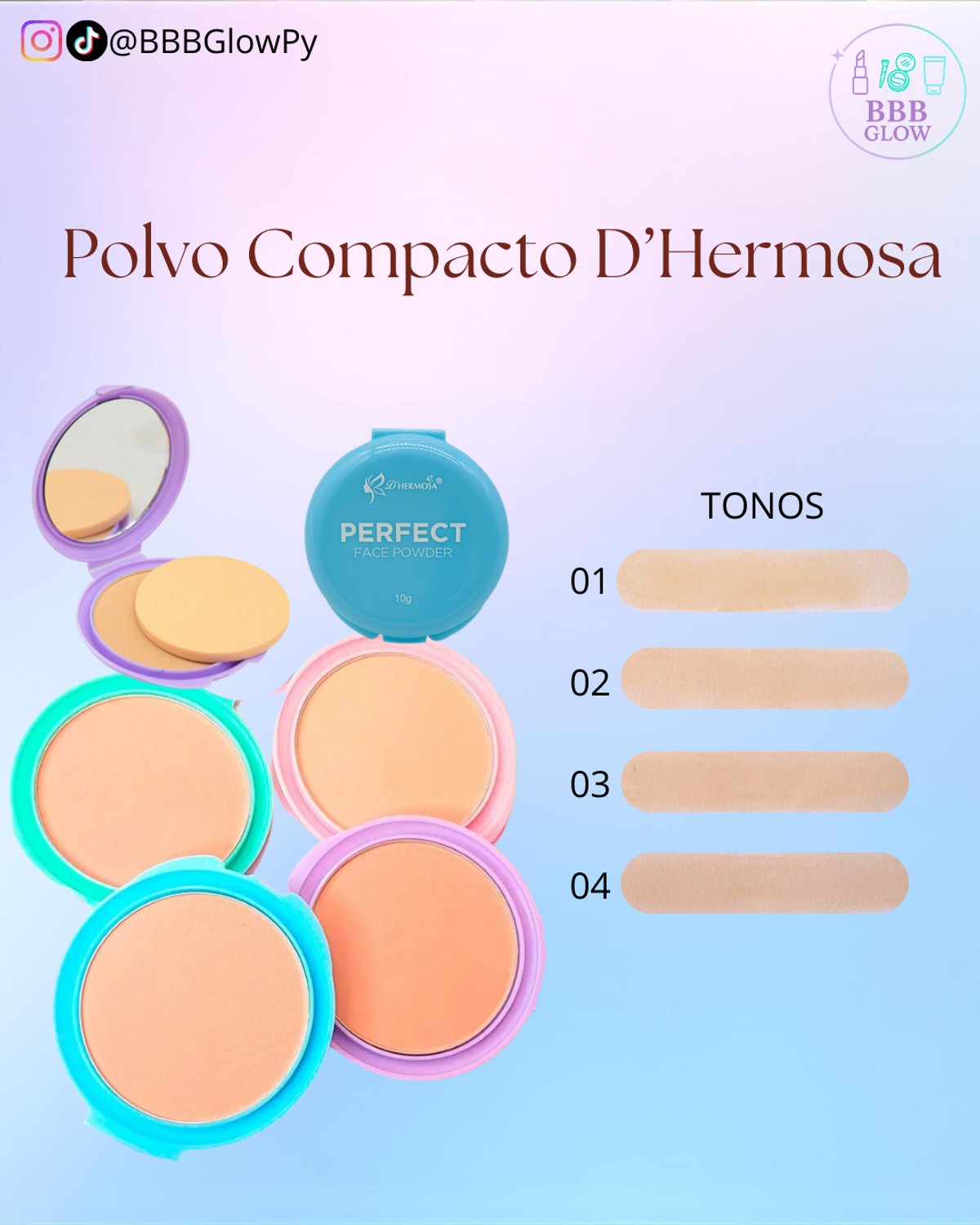 Polvo Compacto I love u D'Hermosa