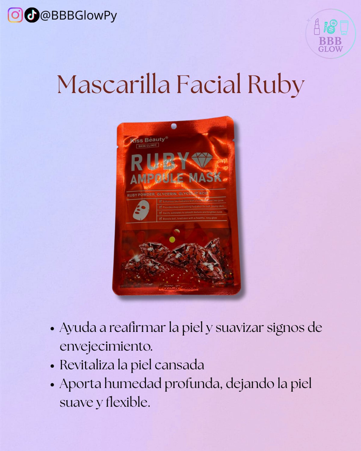 Mascarilla Facial De Ruby