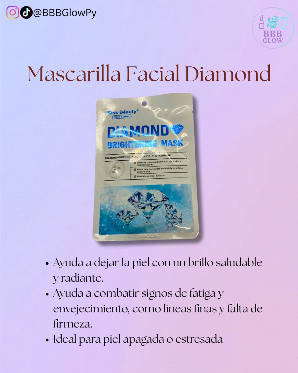 Mascarilla Facial De Diamante