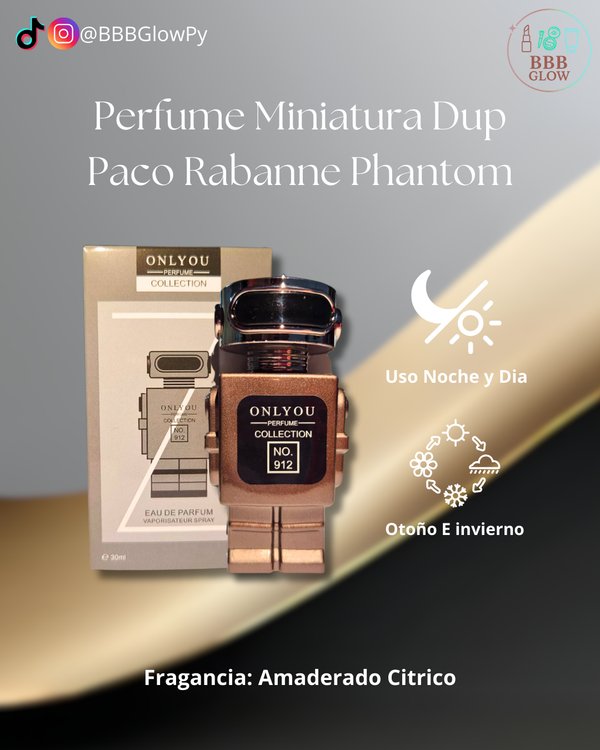 Perfume Miniatura Dup Phantom EDT Paco Rabanne 912