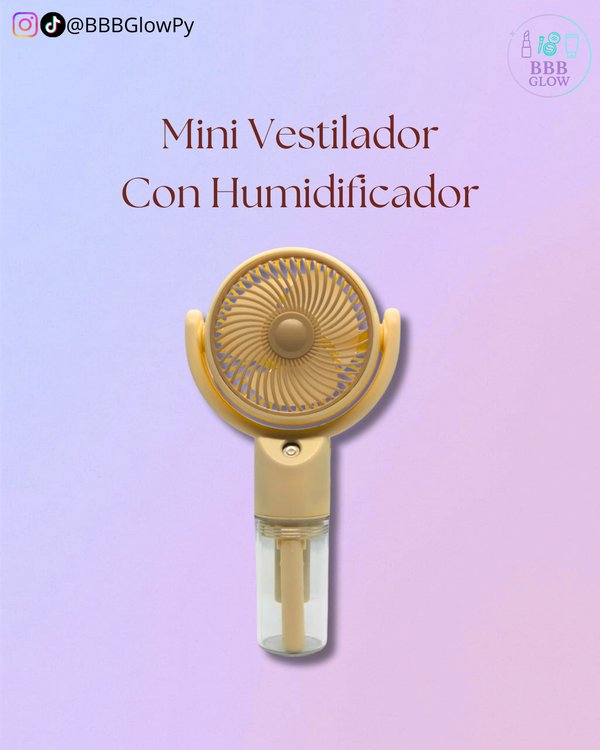 Ventilador De Cara Con Humidificador