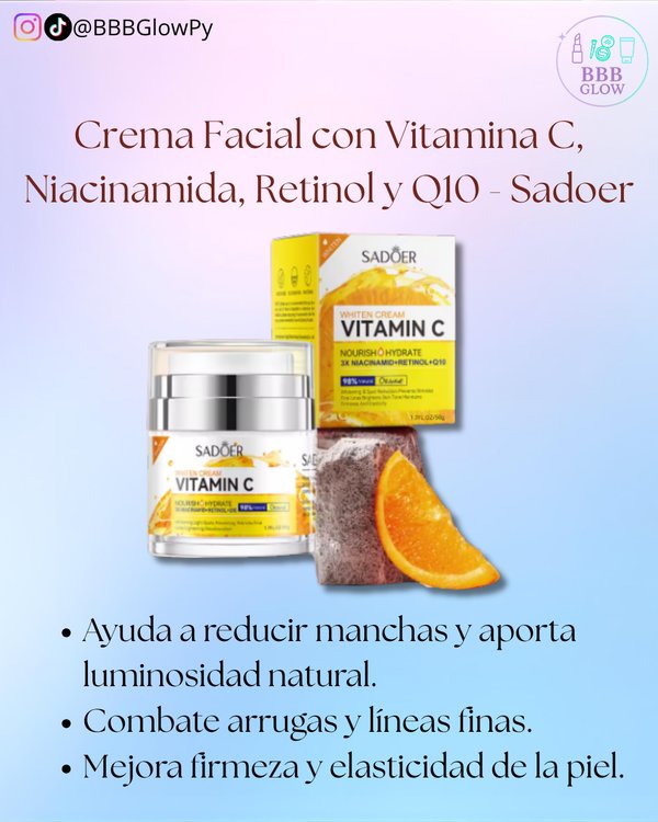 Crema Facial De Vitamina C 