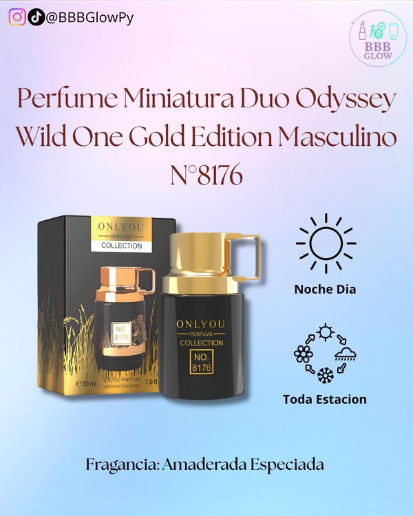 Perfume Miniatura Duo Odyssey Wild One Masculino N°8176