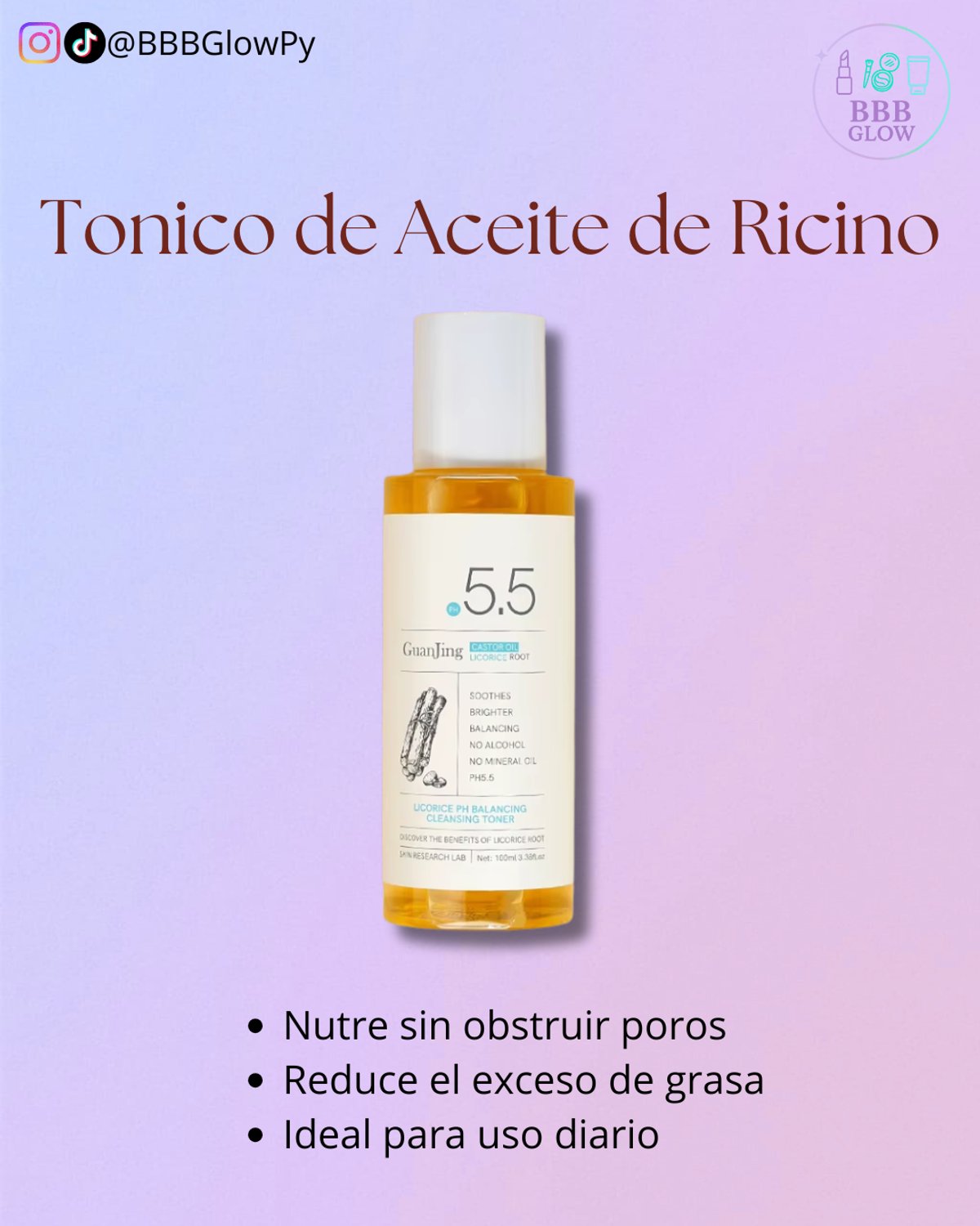 Toner De Aceite De Castor