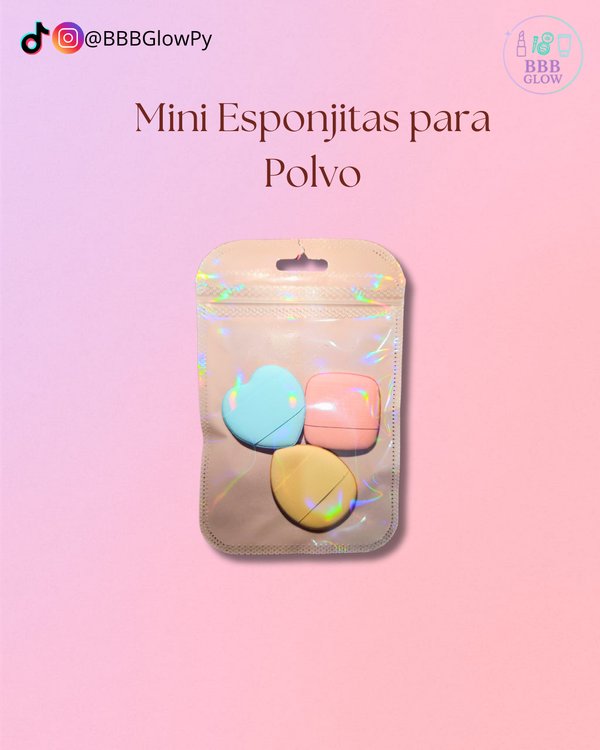 Mini Esponjitas para polvo