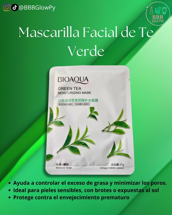 Mascarilla Facial Te Verde